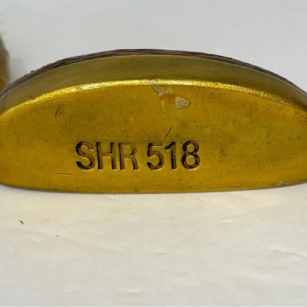 Golf Putter Corkscrew Brass Varnished  Wood Barware Mancave Rustic Unique Bar